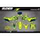 Stickerset MOTOCROSS HUSQVARNA NEON FACTORY - STICKERSET MOTO HUSQVARNA