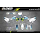Stickerset MOTOCROSS HUSQVARNA SILVERMINT FACTORY - STICKERSET MOTO HUSQVARNA