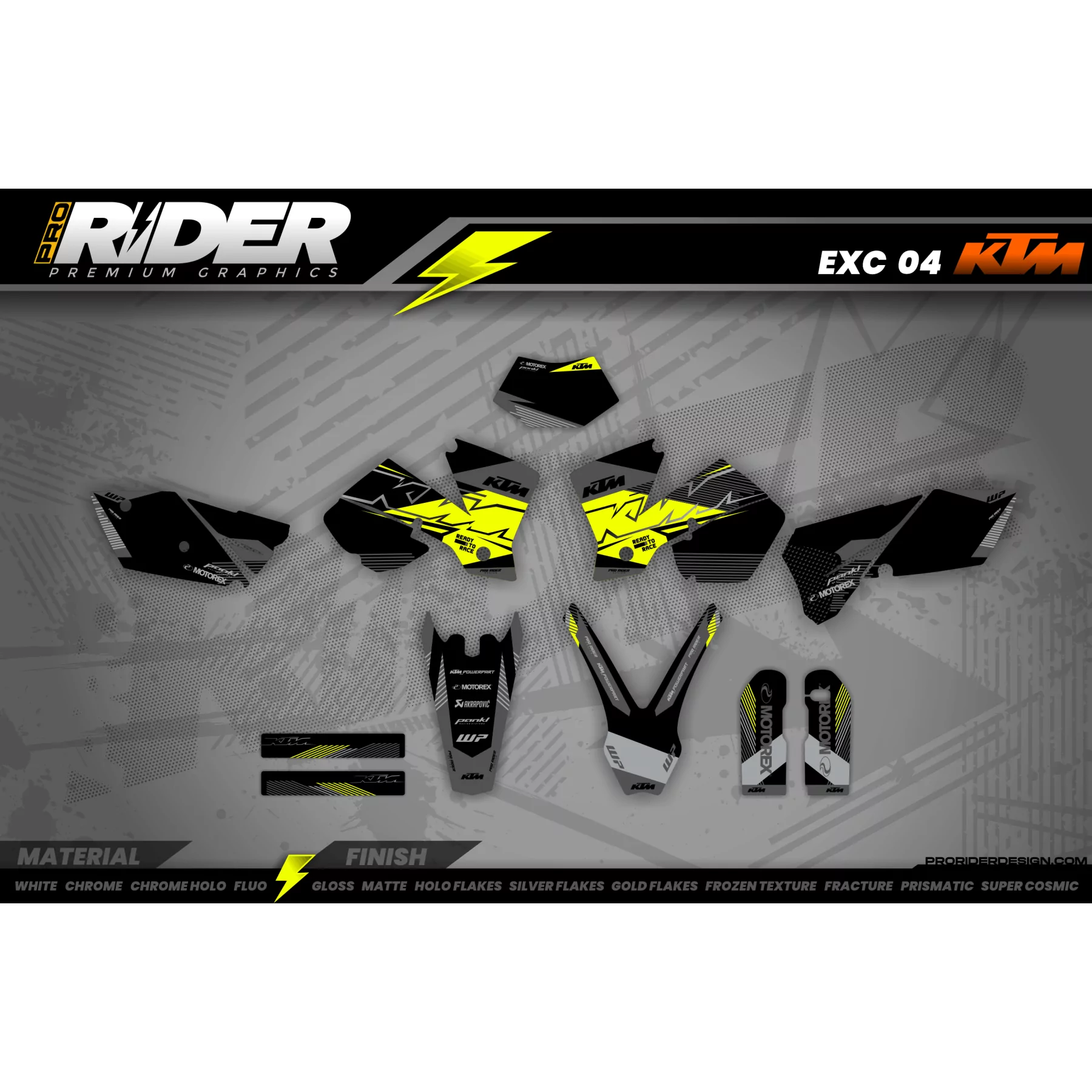STICKERSET MOTOCROSS KTM | Varex - STICKERSET MOTOR KTM