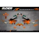 Kit adesivos moto KTM 1090 / 1190 Adventure & 1290 / 1390 Super Adventure | Davom - Kit adesivos KTM SUPER ADVENTURE