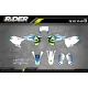 Stickerset MOTOCROSS HUSQVARNA SILVERMINT FACTORY - STICKERSET MOTO HUSQVARNA