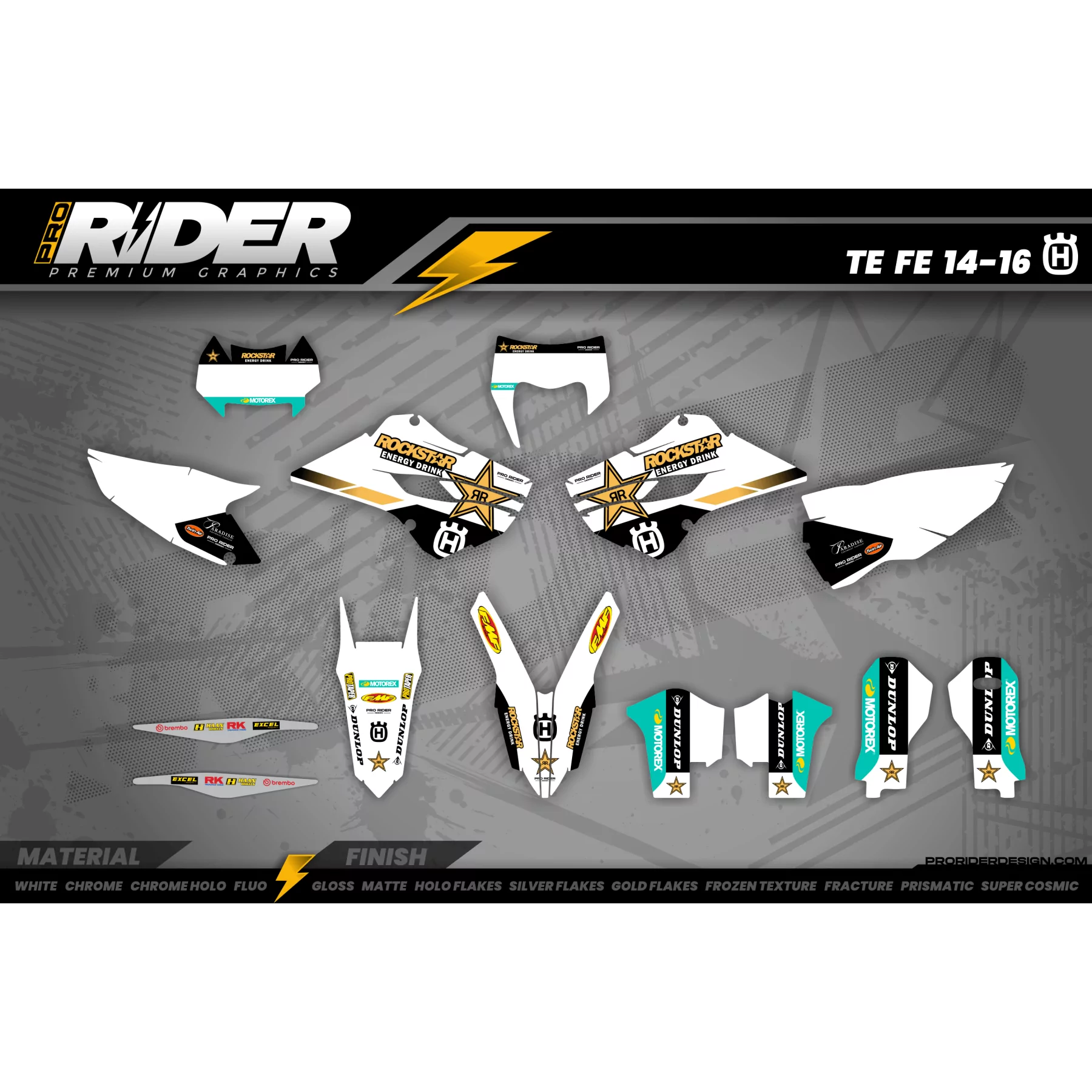Dekor Rockstar Husqvarna Factory Racing TC-FC-TE-FE – MOTORRADDEKOR ...