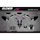 STICKERSET MOTOCROSS HONDA GRADIENT RIFT - STICKERSET MOTOR HONDA