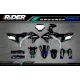 Motocross Dekor YAMAHA NEW DESIGN TEAL - DEKOR MOTOCROSS / ENDURO YAMAHA
