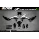 Kit adesivos Motocross KAWASAKI BUD RACING PRETO|BRANCO (REF:PRDA36B5) - KIT ADESIVOS MOTOCROSS KAWASAKI