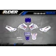 Stickerset Motocross YAMAHA WHITE FLAG - STICKERSET MOTOCROSS / ENDURO YAMAHA
