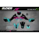Kit adesivos Motocross PERSO UNIT BLACK - KIT ADESIVOS MOTOCROSS ENDURO