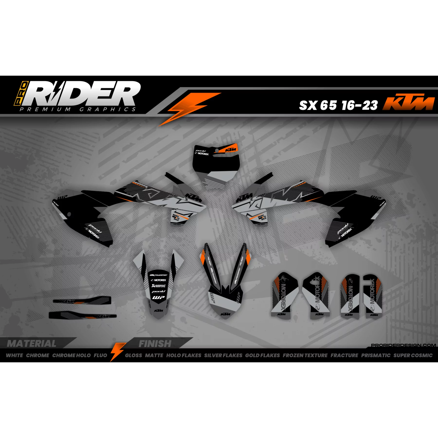 STICKERSET MOTOCROSS KTM | Wilder - STICKERSET MOTOR KTM