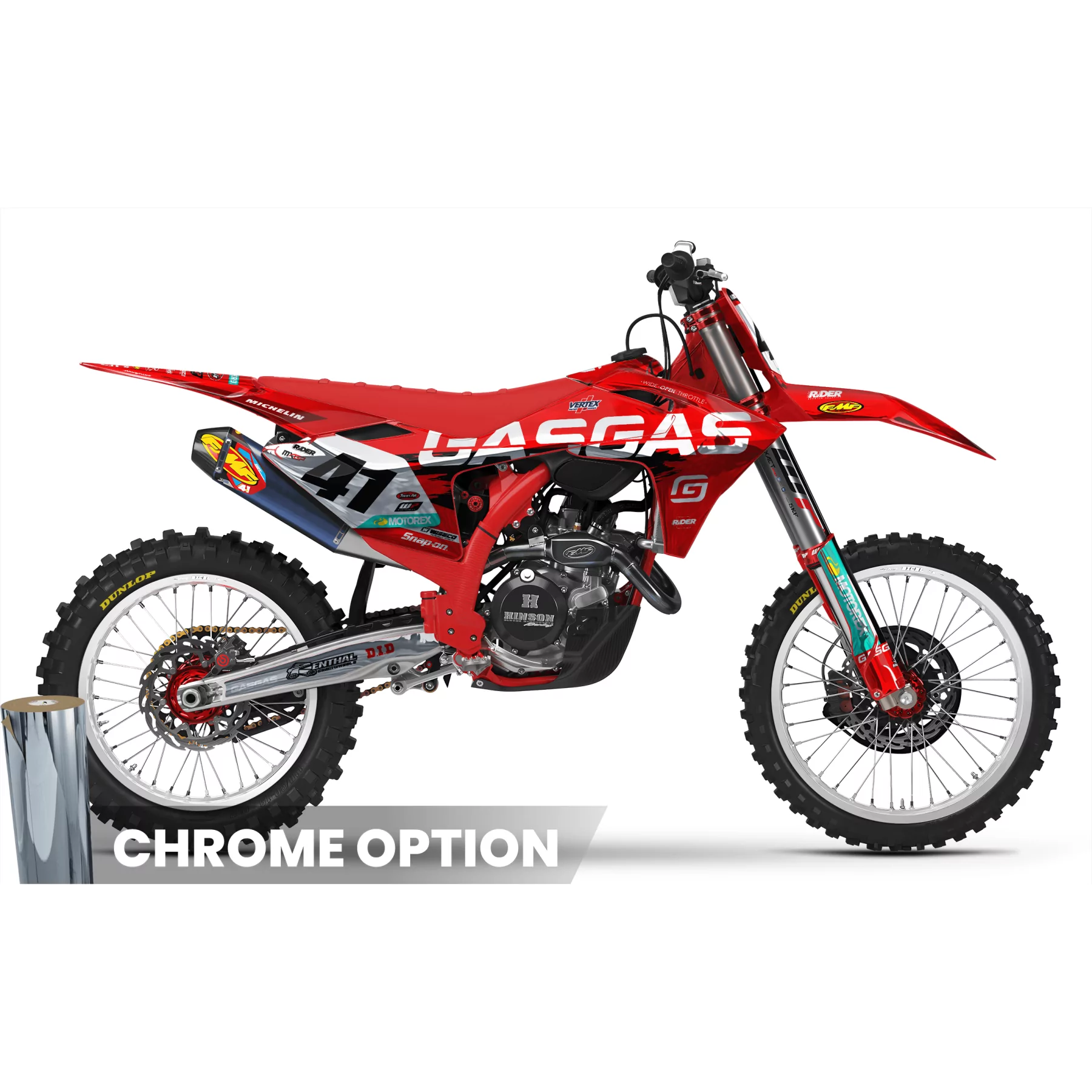 STICKERSET MOTOCROSS GASGAS | High point