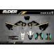 Kit adesivos perso ROCKSTAR 23 - KIT ADESIVOS HUSQVARNA MOTOCROSS / ENDURO