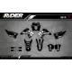 Kit adesivos Motocross PERSO GRENZGAENGER BLACK - KIT ADESIVOS MOTOCROSS ENDURO