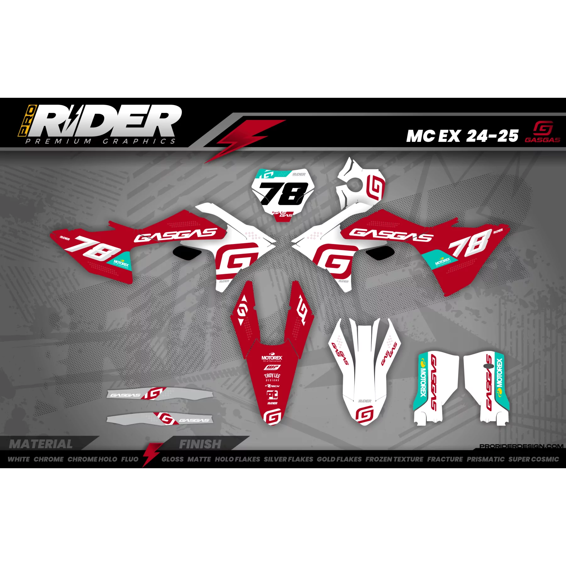 STICKERSET MOTOCROSS GASGAS | Washougal