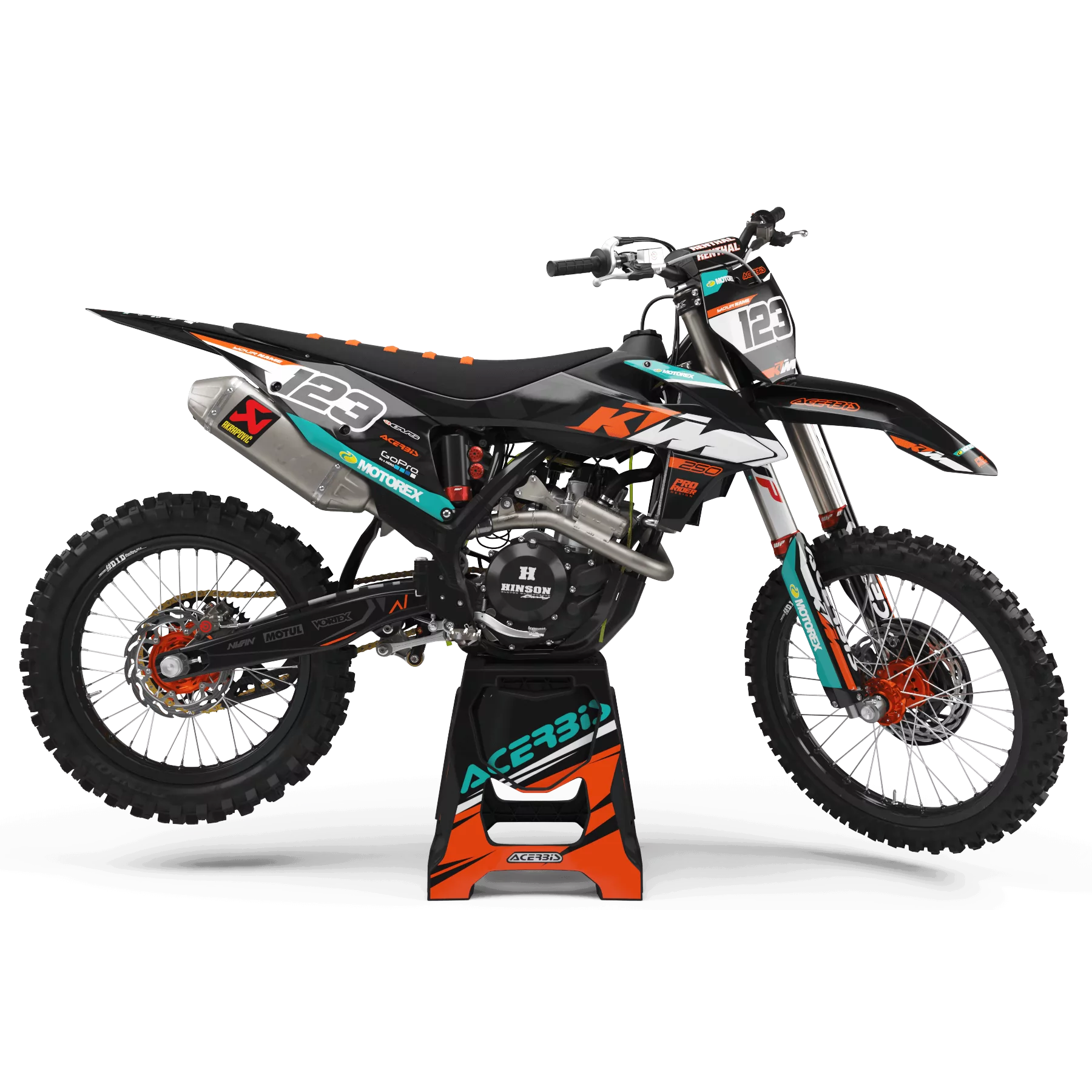 GRAPHICS moto GRAPHICS Motocross PERSO KTM MOTOREX