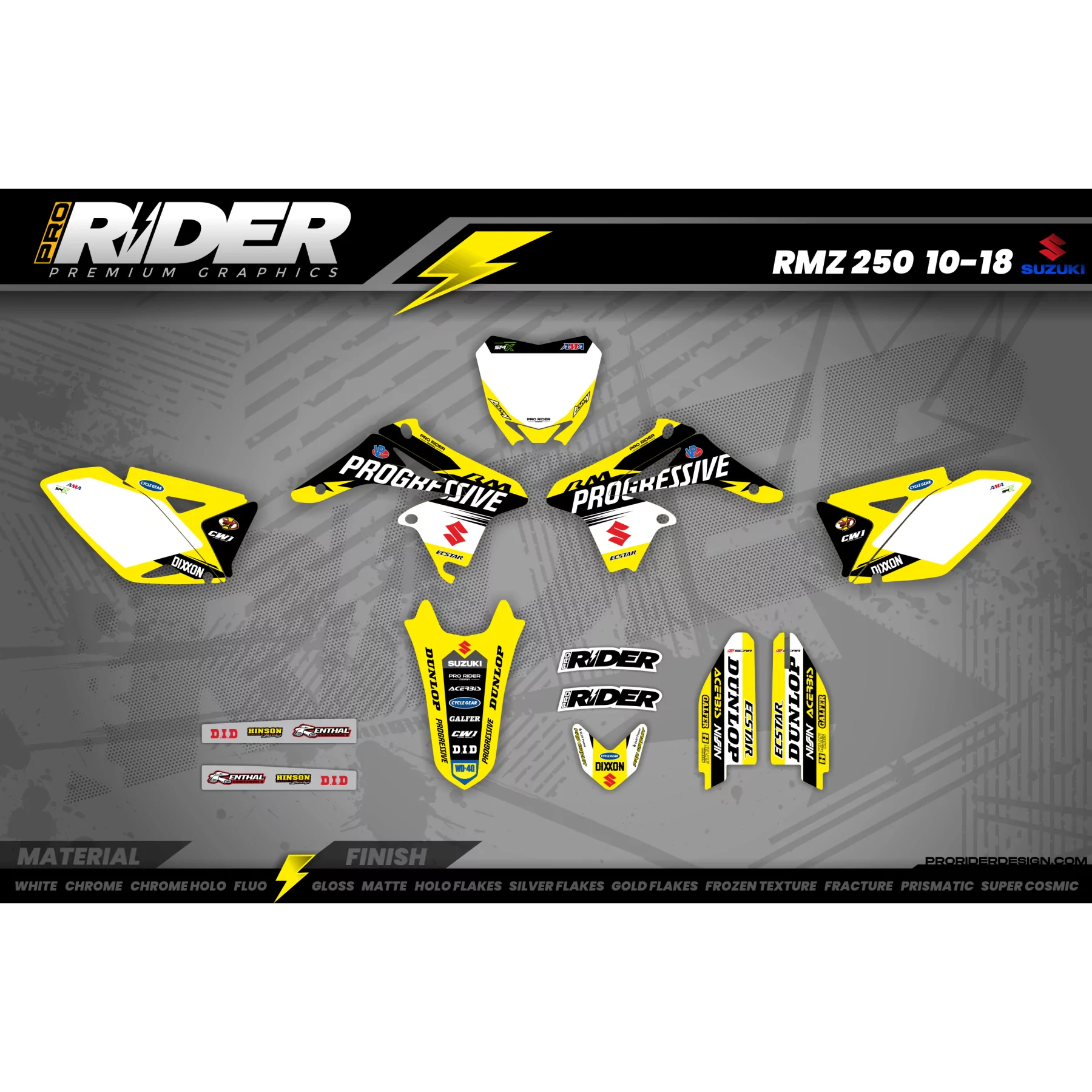 Dekor-Kit SUZUKI | KEN ROCZEN PROGRESSIVE Replica - DEKOR MOTOCROSS / ENDURO SUZUKI