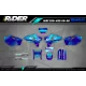 Stickerset Motocross YAMAHA BLUE BOLD - Stickerset MOTO YAMAHA