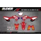 Kit adesivos Motocross HONDA | HRC RED WINGS - KIT ADESIVOS MOTOCROSS ENDURO