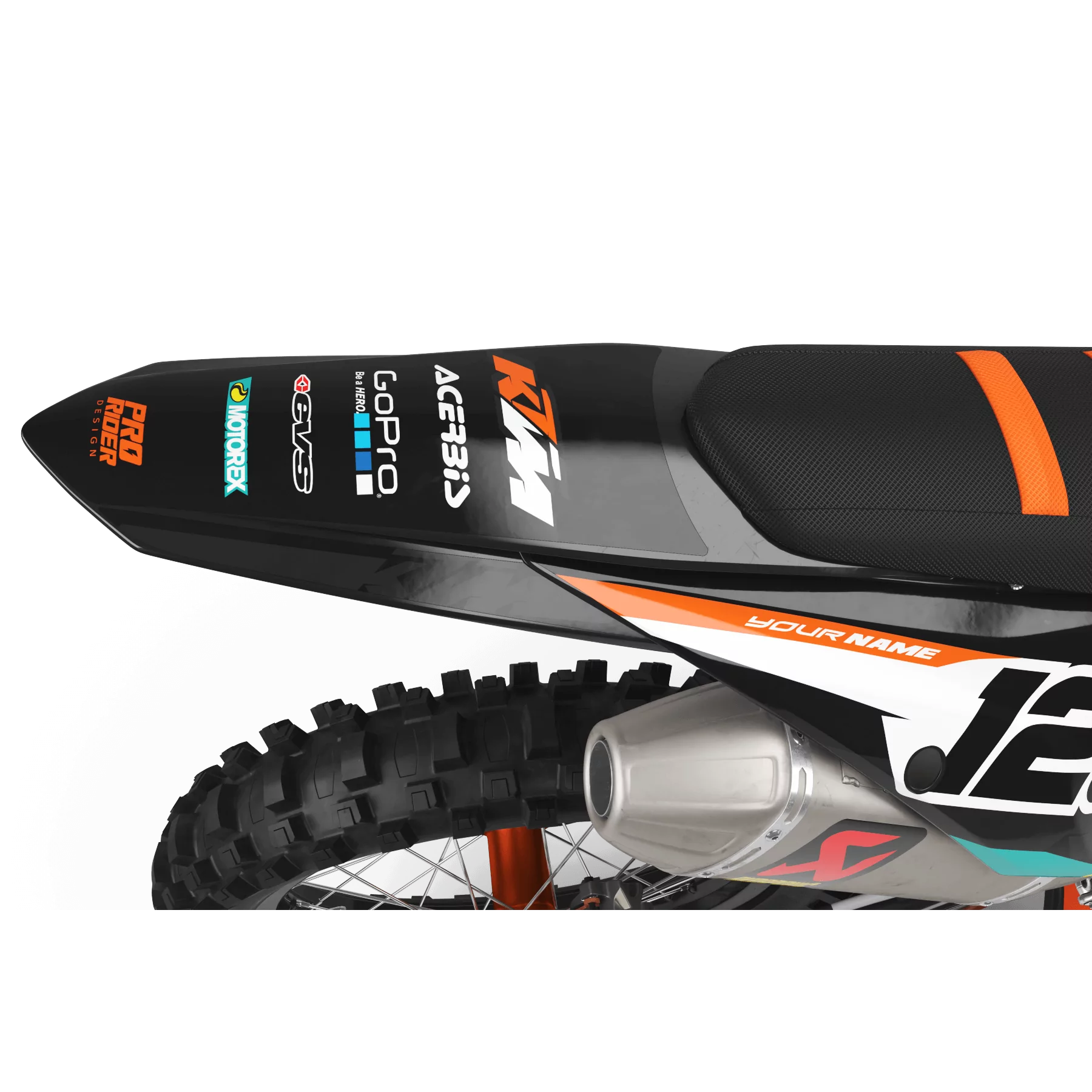 STICKERSET moto Stickerset Motocross PERSO KTM MOTOREX
