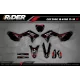 Kit adesivos Motocross HONDA SKYBOUND BLACK - KIT ADESIVOS MOTOCROSS ENDURO