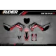 graphics Motocross HONDA BLACKUP RED TOUCH - MOTOCROSS ENDURO GRAPHICS