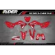 Kit adesivos MOTOCROSS HONDA RED PERFORMANCE - KIT ADESIVOS MOTO HONDA