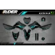 Dekor Motocross KAWASAKI TURQUOISE (REF:PRDA39B2) - MOTOCROSS DEKOR KAWASAKI