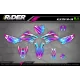 STICKERSET MOTOCROSS KAWASAKI SAVAGE - STICKERSET MOTO KAWASAKI