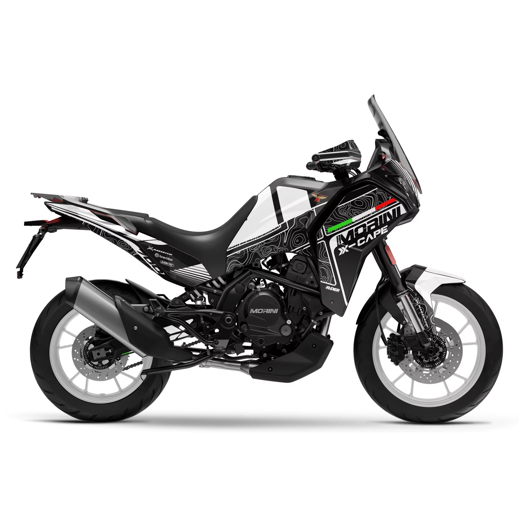Stickerset MOTO MORINI X-CAPE 650/700 | Pista Blanca