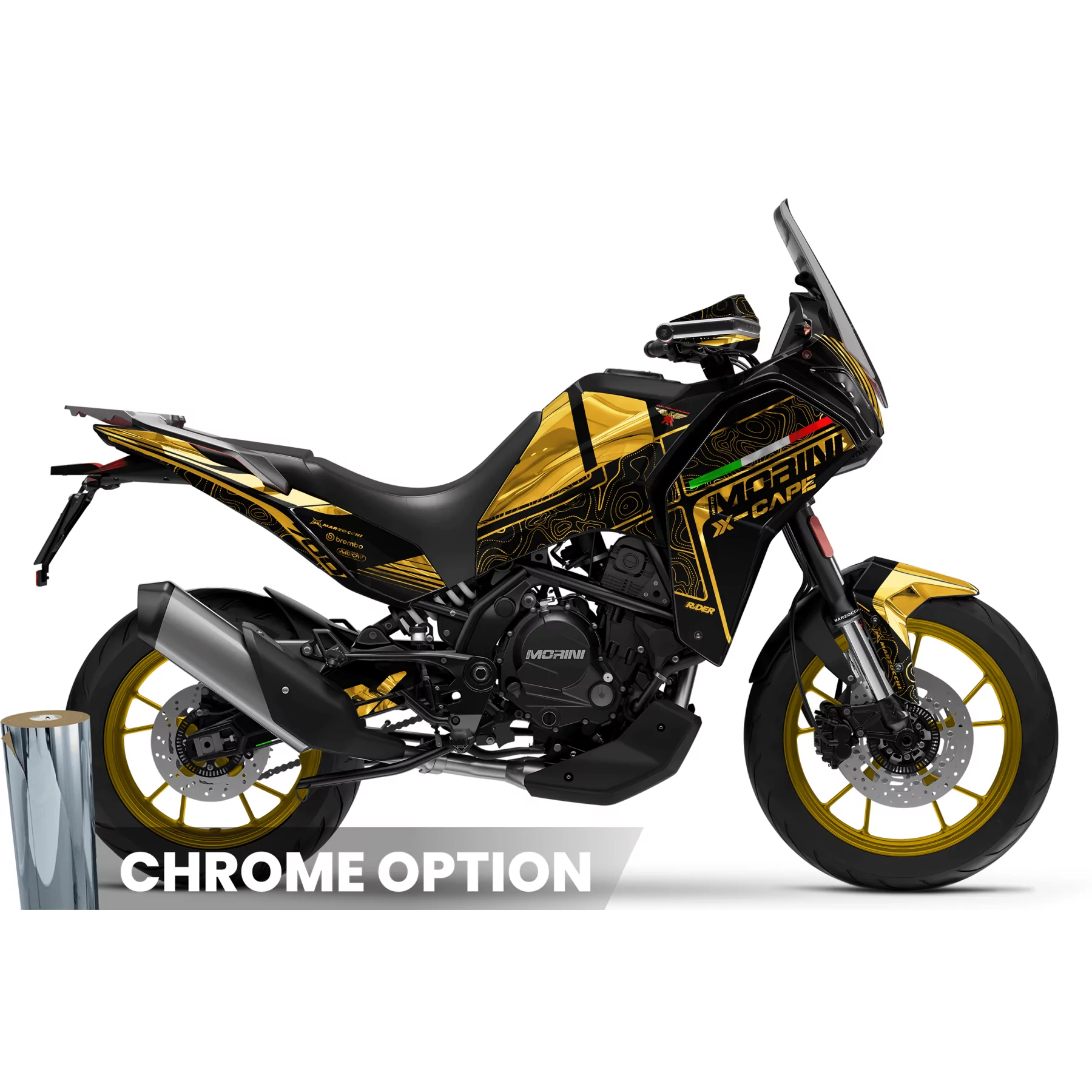 Stickerset MOTO MORINI X-CAPE 650/700 | Foresta