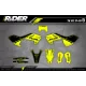 Kit adesivos Motocross FLUO PERSO HUSQ EVS - KIT ADESIVOS HUSQVARNA MOTOCROSS / ENDURO
