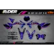 Kit adesivos Motocross para KTM PERSO TRASH BLUE GRADIENT - TODOS OS MODELOS KITS ADESIVOS KTM