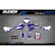 grafiche MOTOCROSS YAMAHA KINETIC BLUE  - GRAFICHE MOTO YAMAHA
