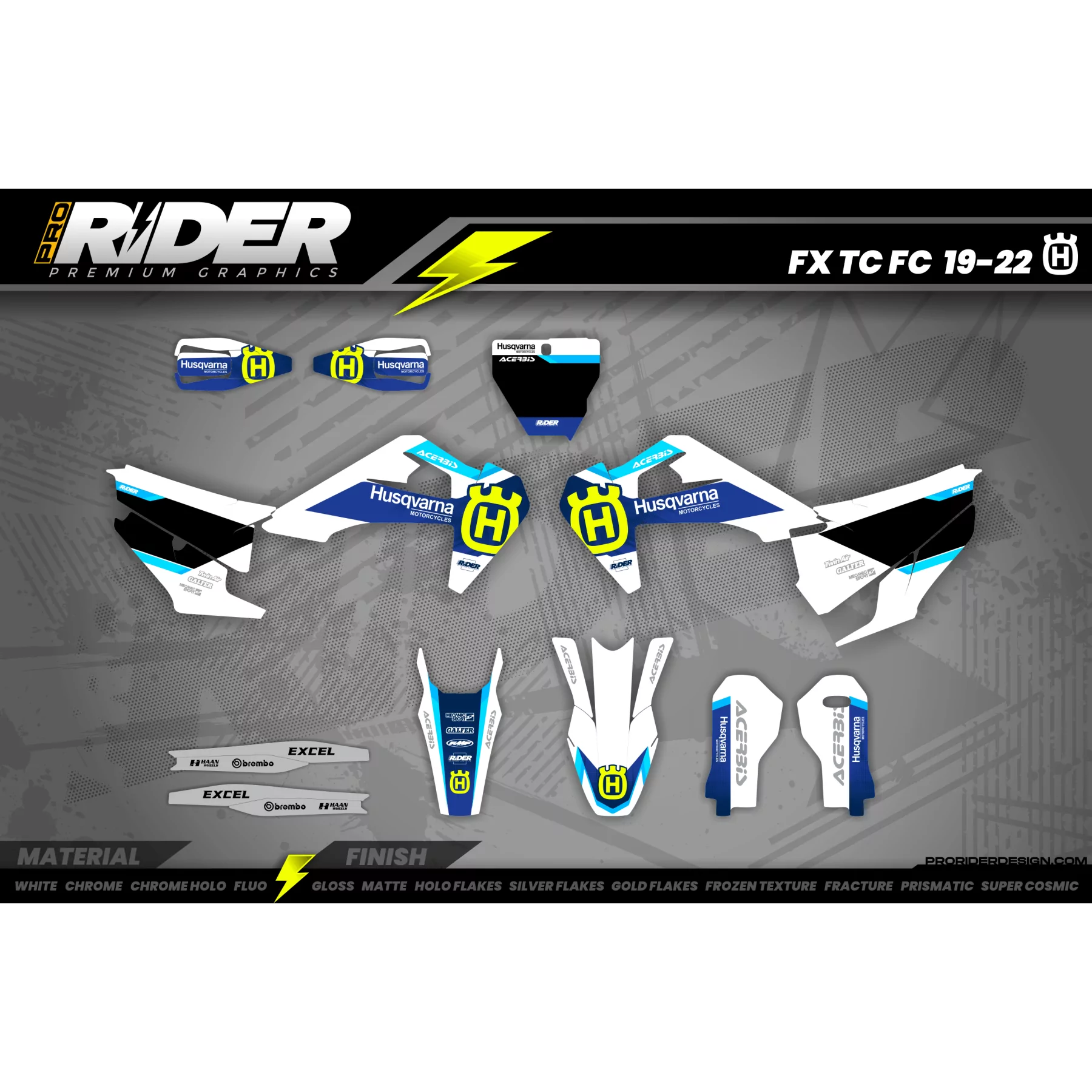 STICKERSET MOTOCROSS HUSQVARNA | Glen helen