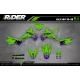 Kit Déco Motocross Kawasaki OFF WHITE HyperGreen