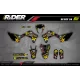 Kit adesivos MOTOCROSS PERSO ROCKSTAR ENERGY vermelho (ref:prda16a) - KIT ADESIVOS MOTOCROSS ENDURO