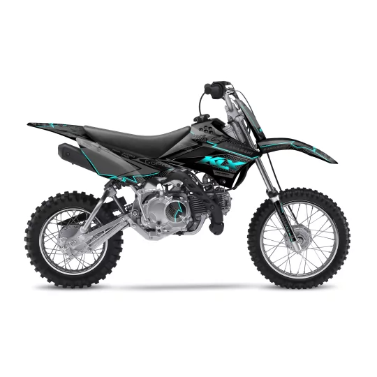 GRAPHICS MINI Motocross KAWASAKI | Turquoise
