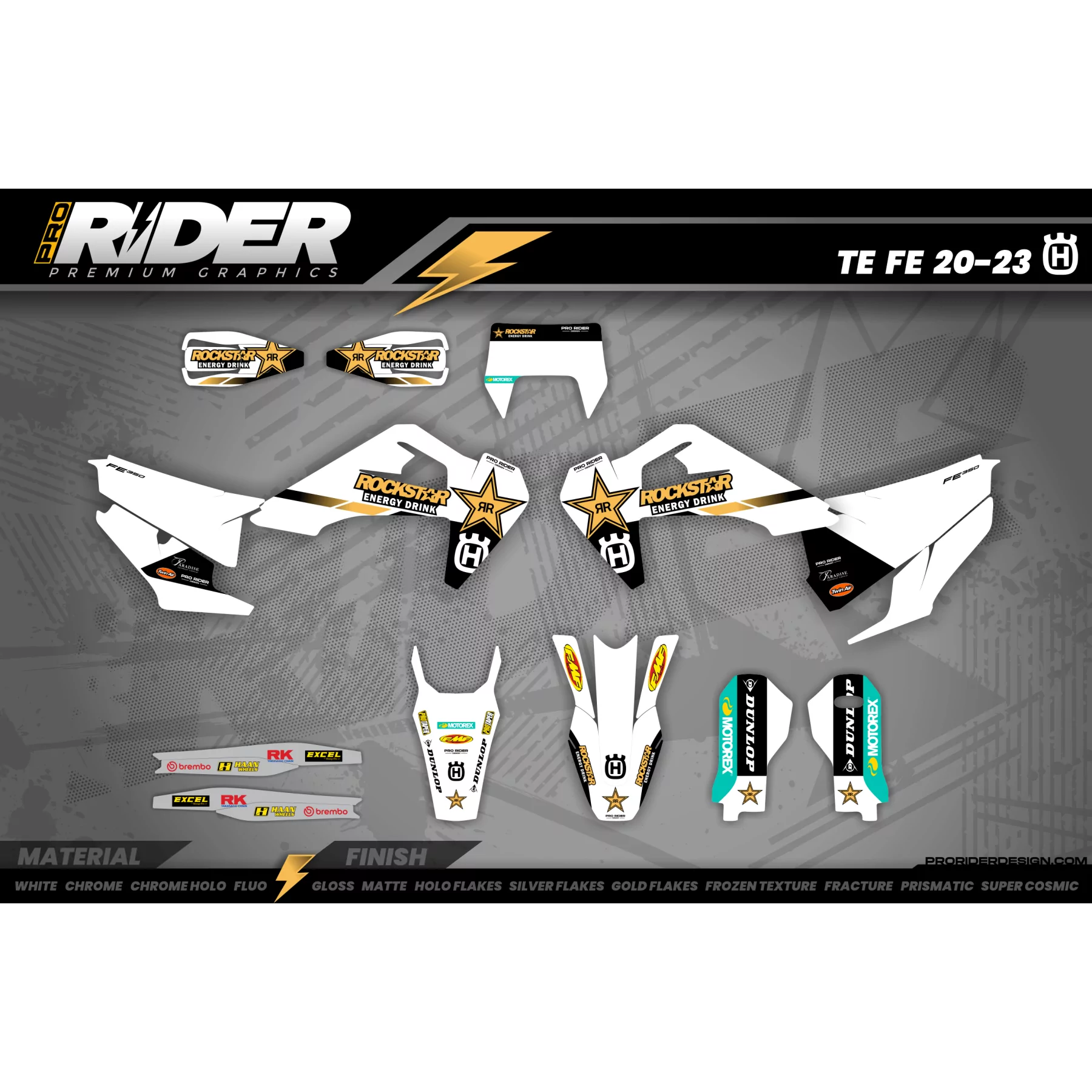 Dekor Rockstar Husqvarna Factory Racing TC-FC-TE-FE – MOTORRADDEKOR ...
