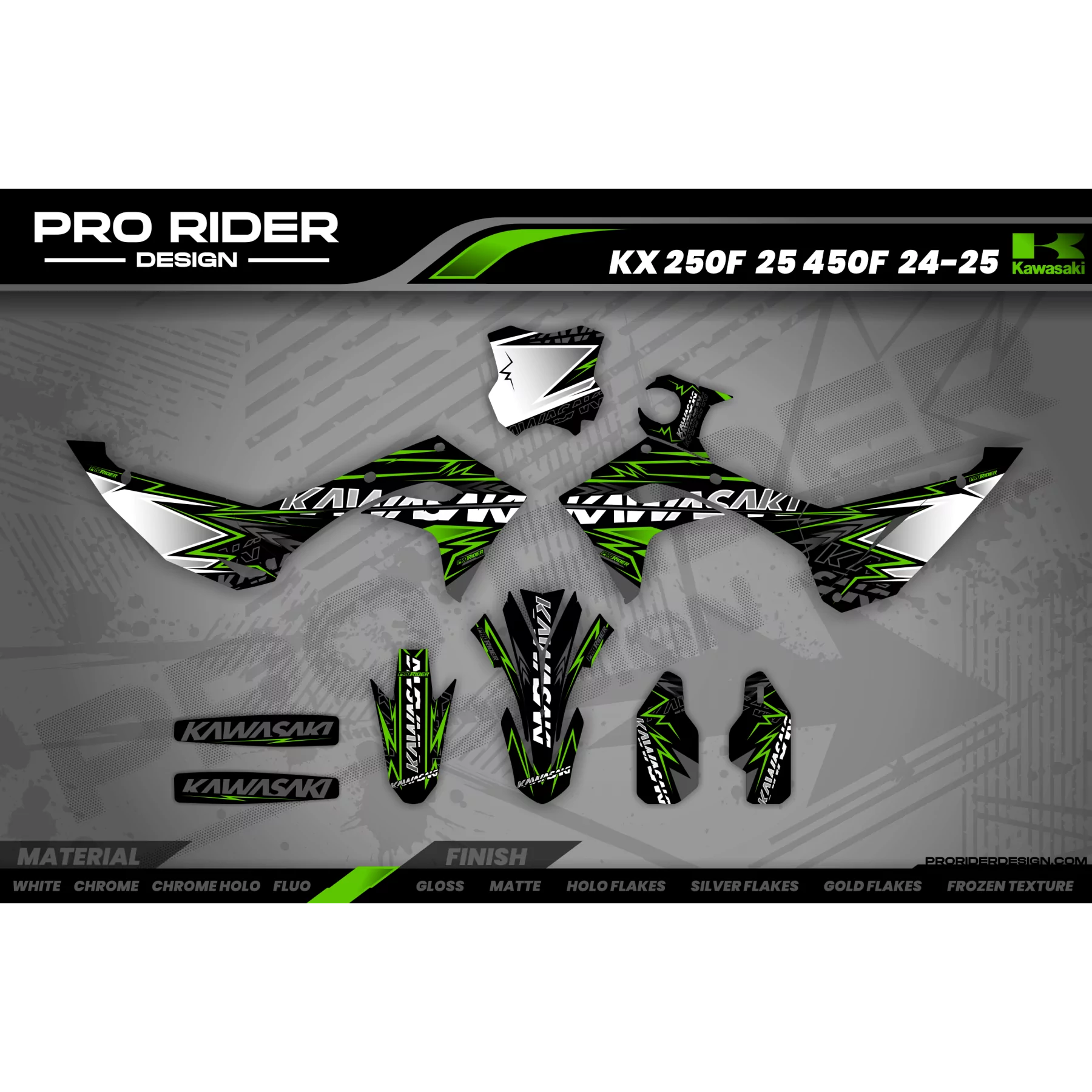GRAPHICS MOTOCROSS KAWASAKI | Redbud