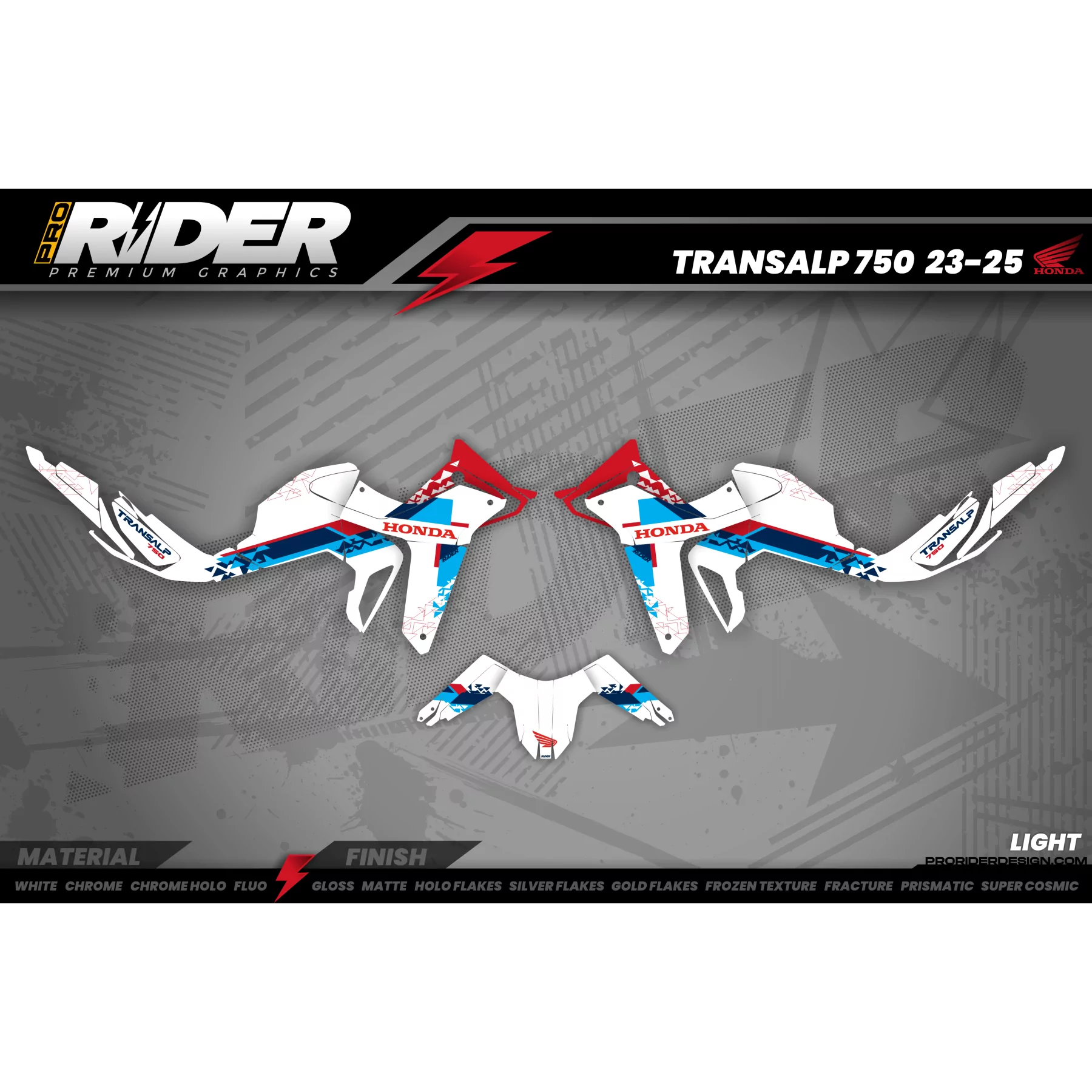 STICKERSET HONDA 750 TRANSALP | Hanova - STICKERSET HONDA TRANSALP 750