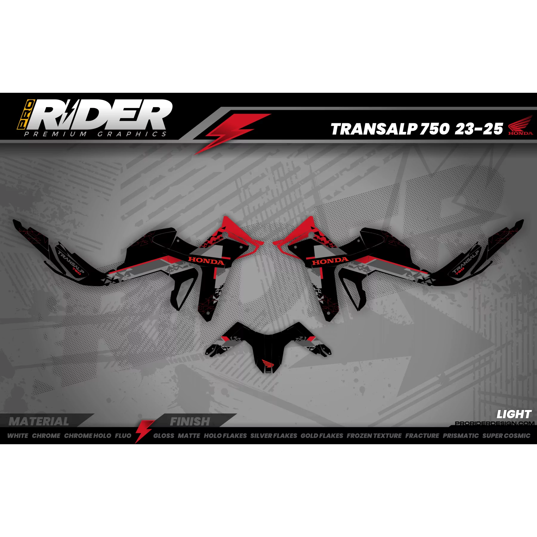 grafiche HONDA 750 TRANSALP | Hanak  - GRAFICHE HONDA TRANSALP 750