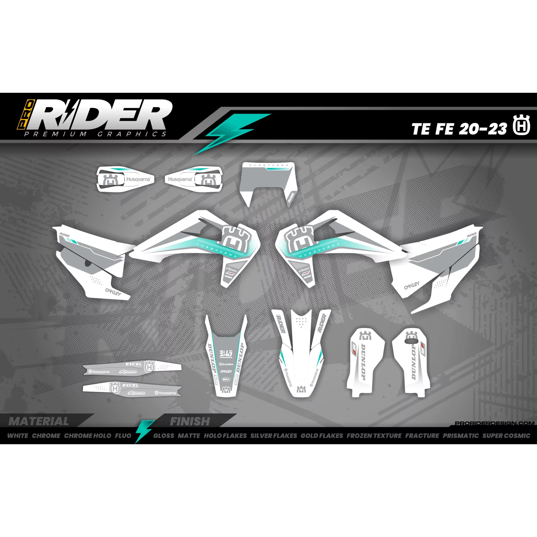 STICKERSET MOTOCROSS HUSQVARNA| Kinax - STICKERSET MOTO HUSQVARNA