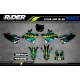GRAFICHE MOTOCROSS YAMAHA FORCE TEAL  - GRAFICHE MOTO YAMAHA