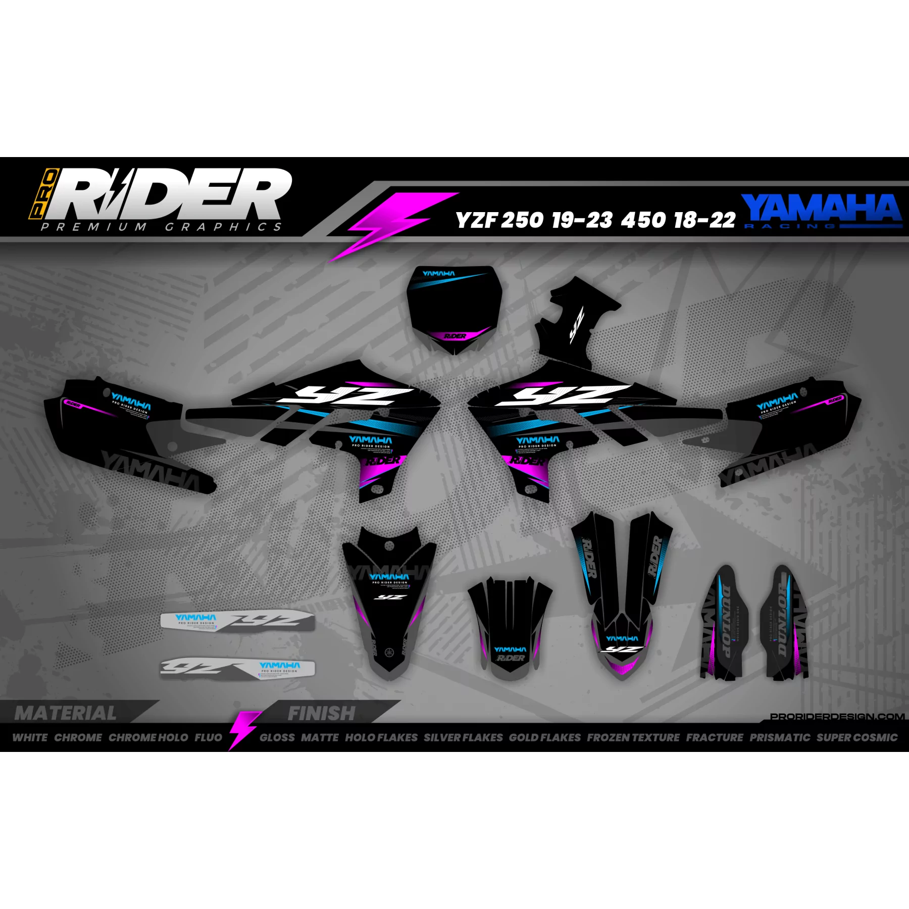 Kit adesivos MOTOCROSS YAMAHA SWIFT - KIT ADESIVOS MOTO YAMAHA
