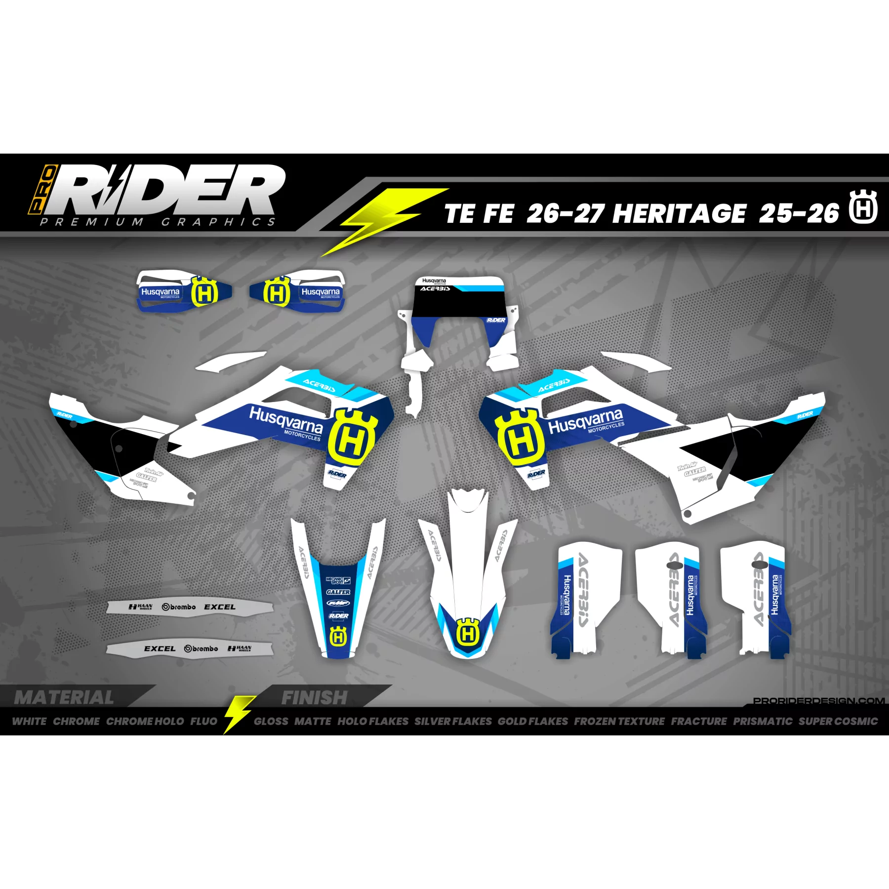 STICKERSET MOTOCROSS HUSQVARNA | Glen helen