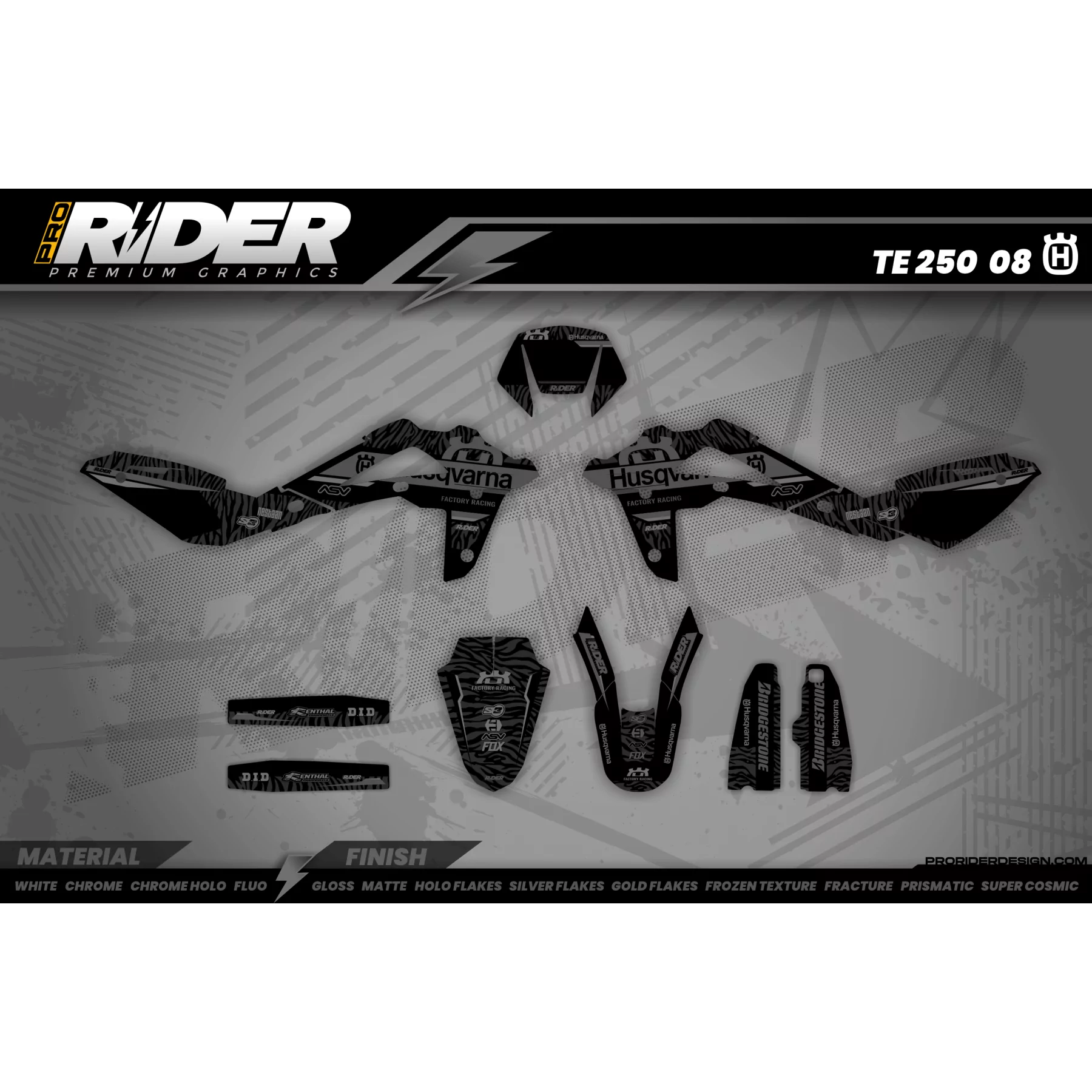 KIT DÉCO MOTOCROSS HUSQVARNA | Valence