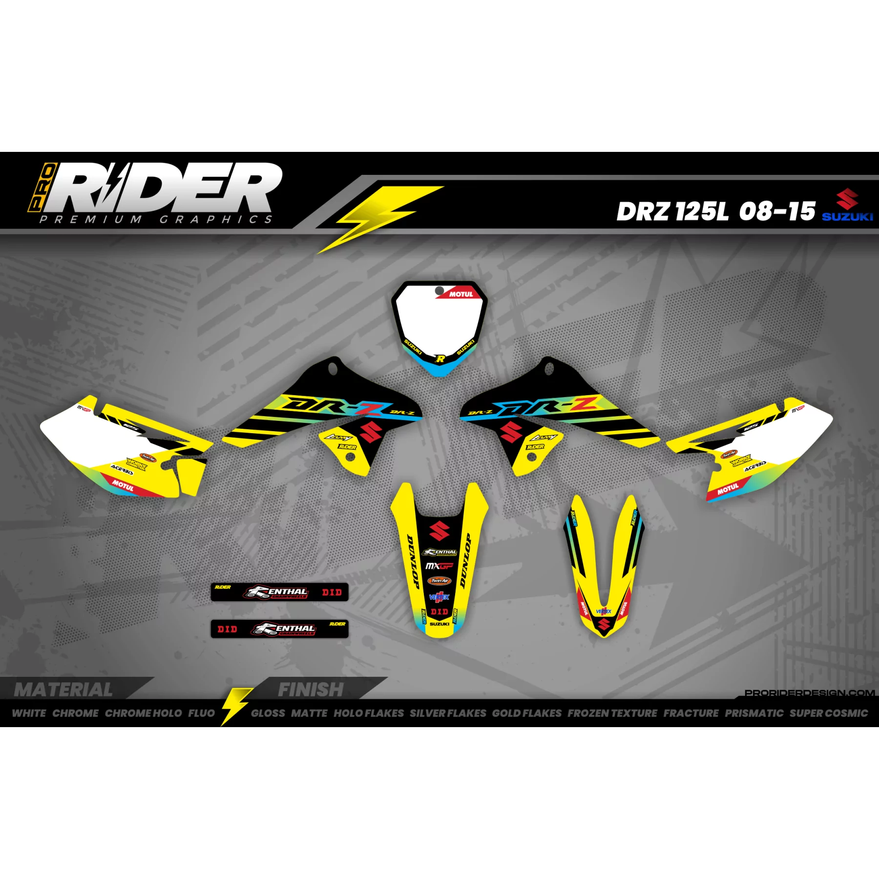 DEKOR MOTOCROSS SUZUKI | Sumya - DEKOR MOTO SUZUKI
