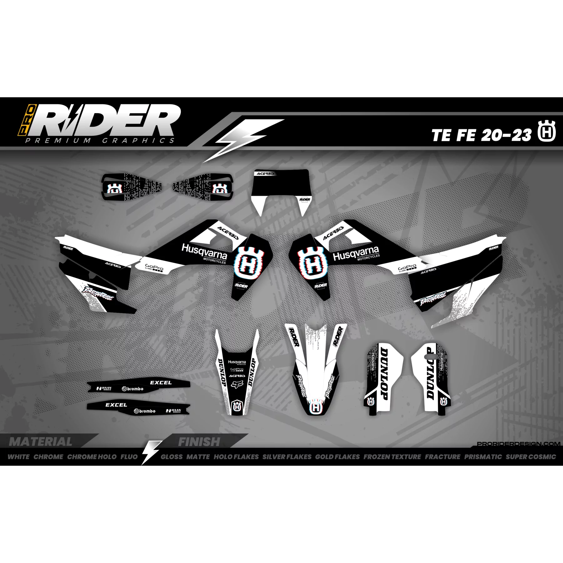 KIT DÉCO MOTOCROSS HUSQVARNA | Plomion