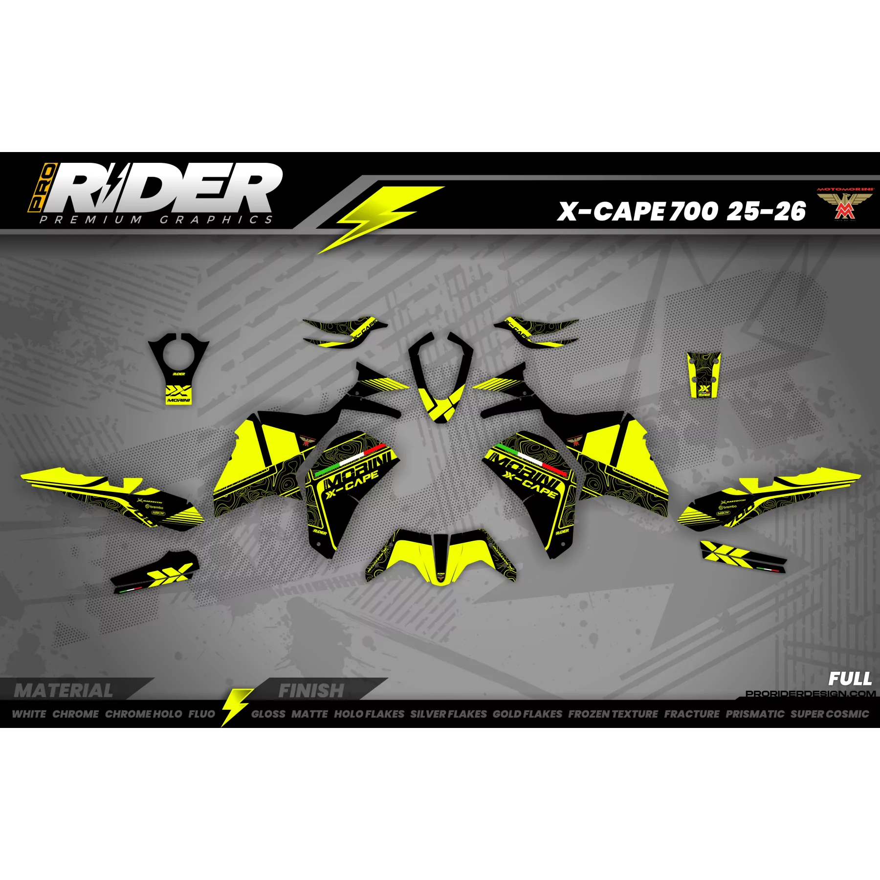 Kit adesivos MOTO MORINI X-CAPE 650/700 | Dinazio