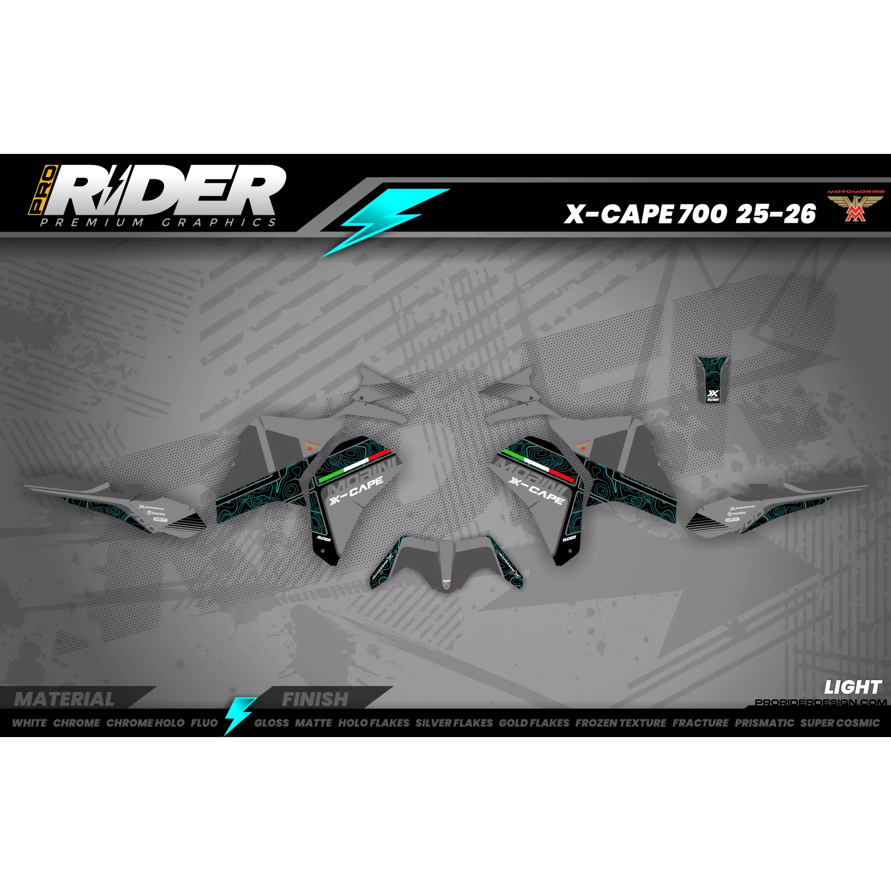 Kit adesivos MOTO MORINI X-CAPE 650/700 | Tracero
