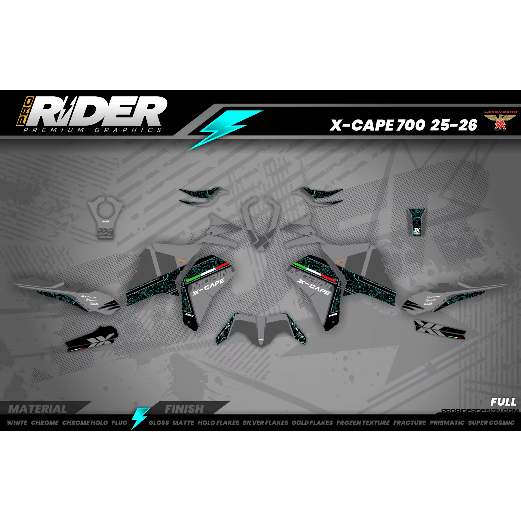 Dekor-Kit MOTO MORINI X-CAPE 650/700 | Tracero