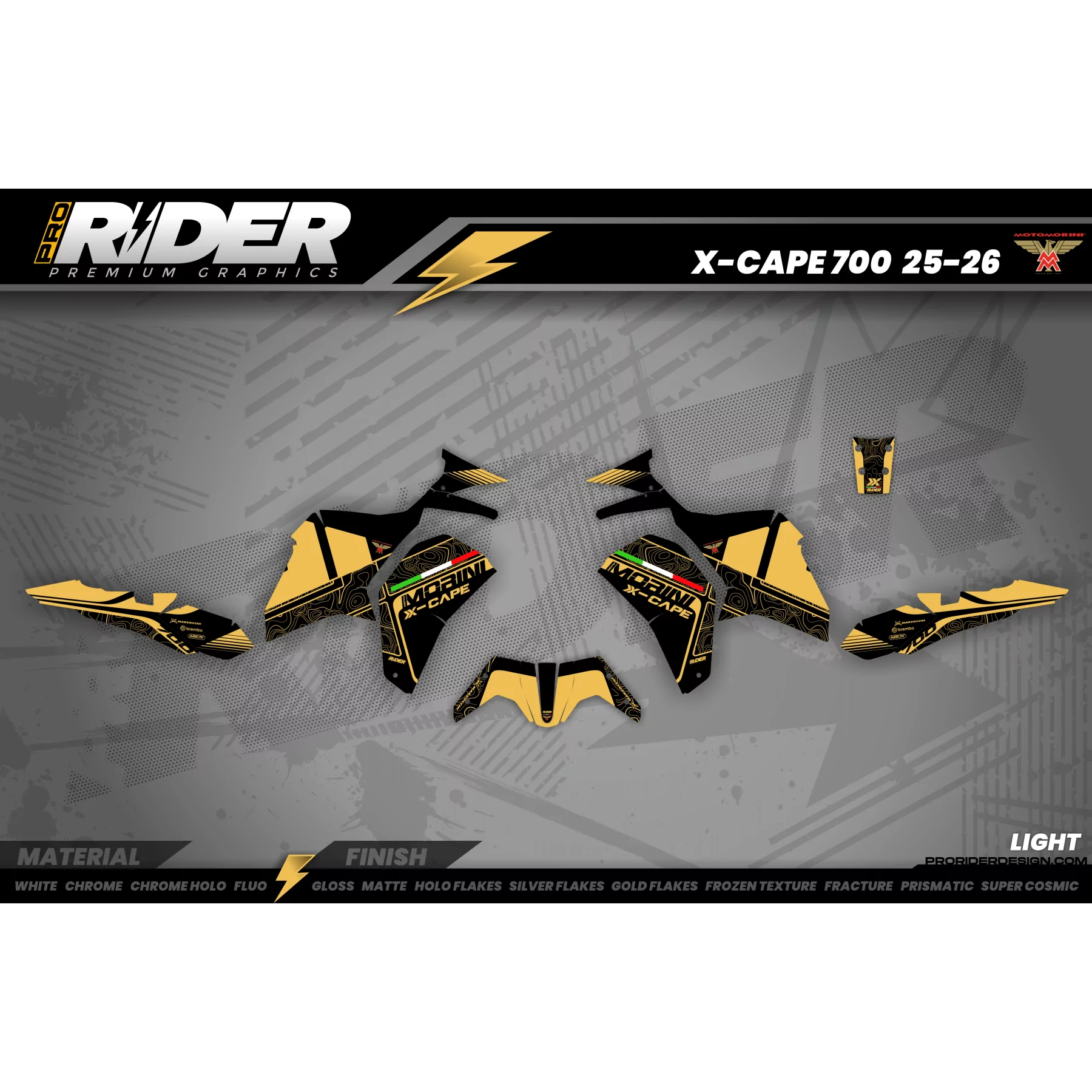 Dekor-Kit MOTO MORINI X-CAPE 650/700 | Foresta
